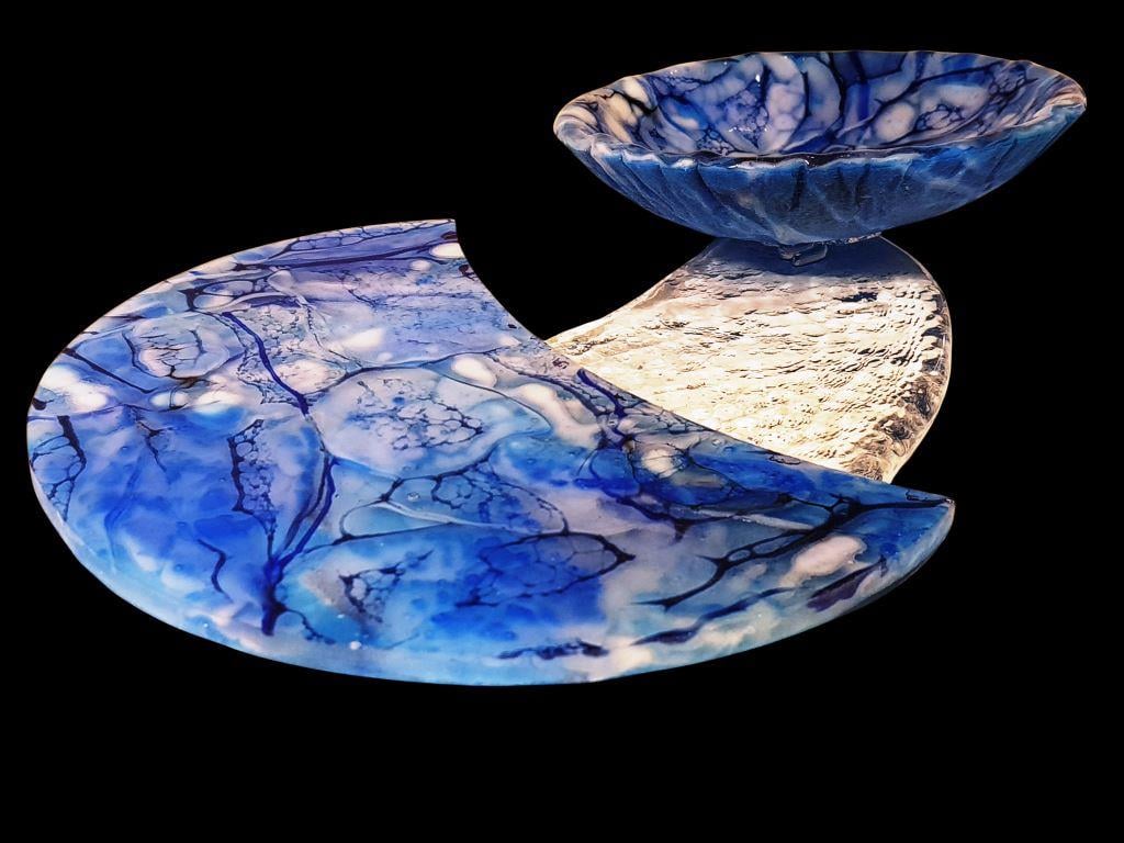 Michael Kofods glasserie Greenland Blue Ice