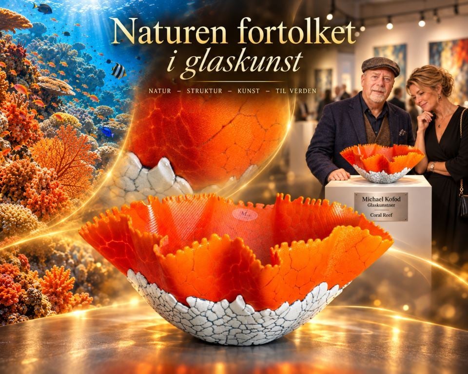 Naturen bliver til glaskunst - hele processen Naturen bliver til glaskunst - hele processen