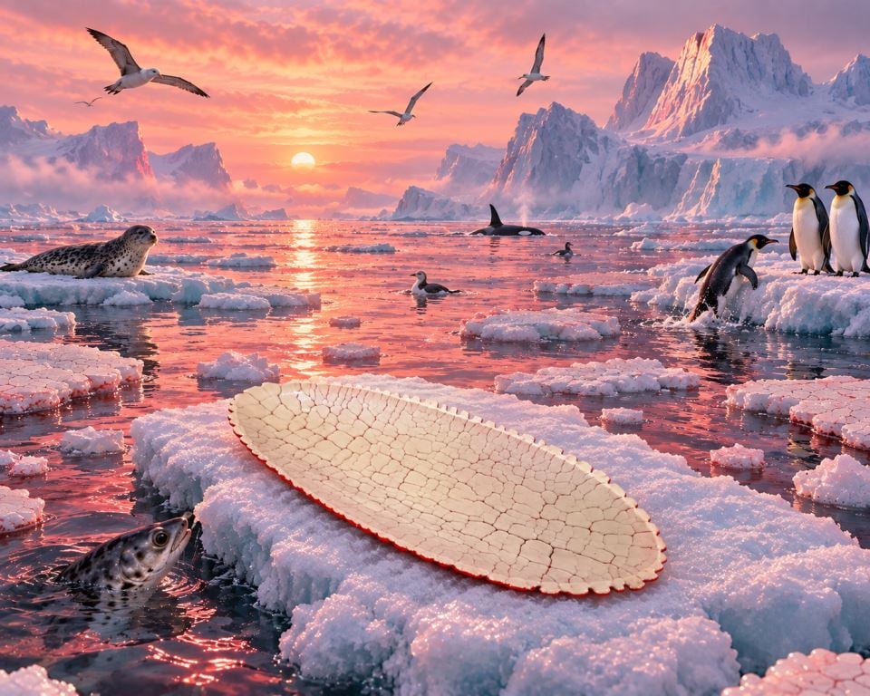 Drifting Ice Floes
