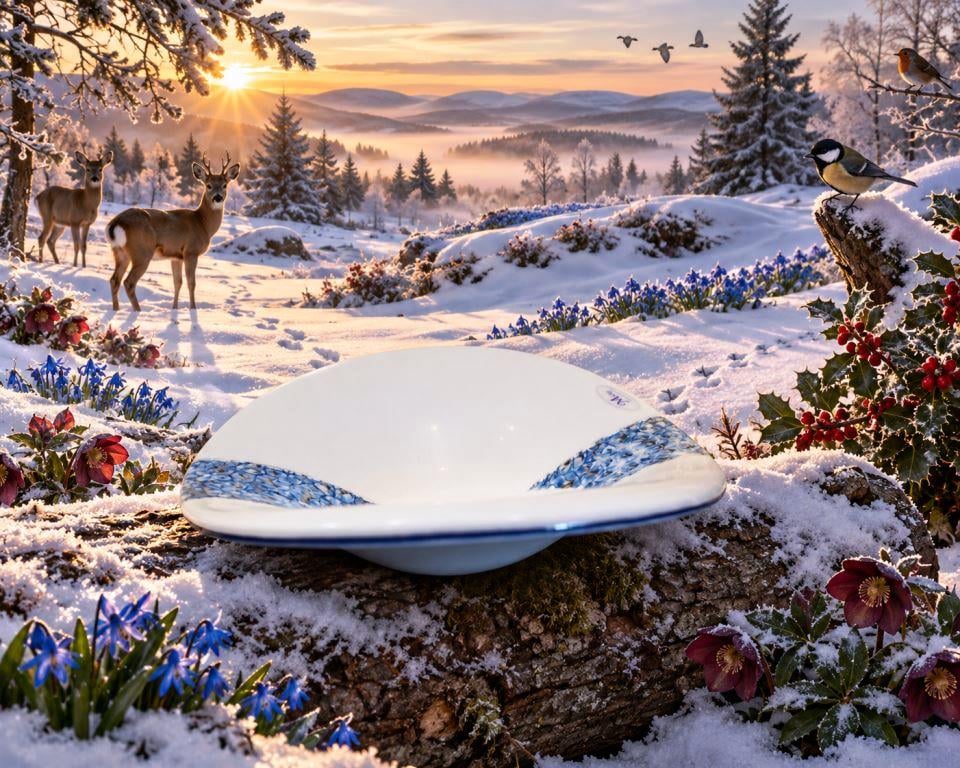 Flowers in the Snow