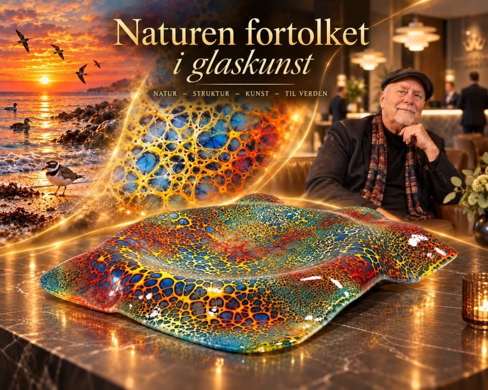 Naturen bliver til glaskunst - hele processen Naturen bliver til glaskunst - hele processen