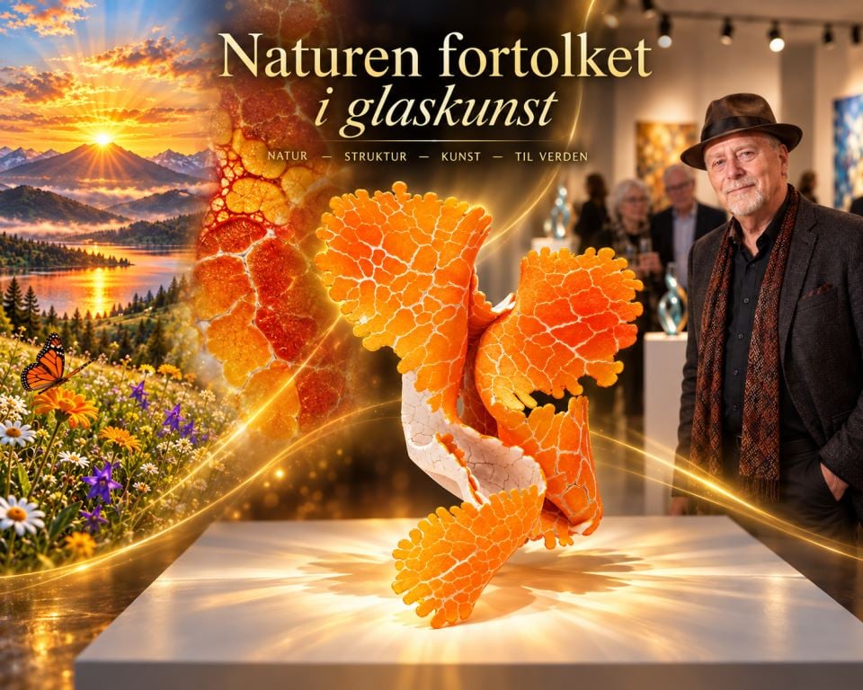 Naturen bliver til glaskunst - hele processen