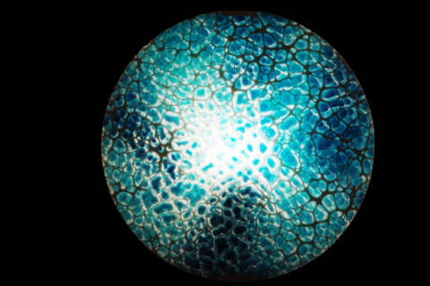 275 Blue Planet - Round Wall Lamp
