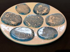 431 Blue Planet - Tile Dish